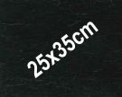 320-105L High pile Ministoff schwarz Stückchen ± 25 x 35cm